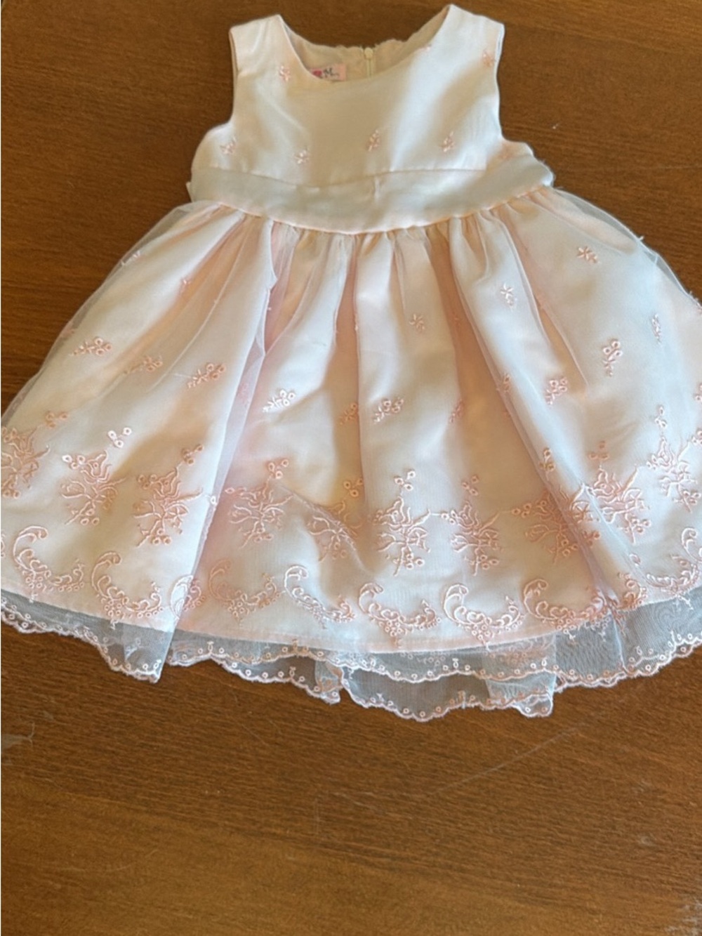 Pink Embroidered Dress Size 2T